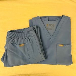 Figs Scrubs (light blue/ceil blue) - Technical Collection